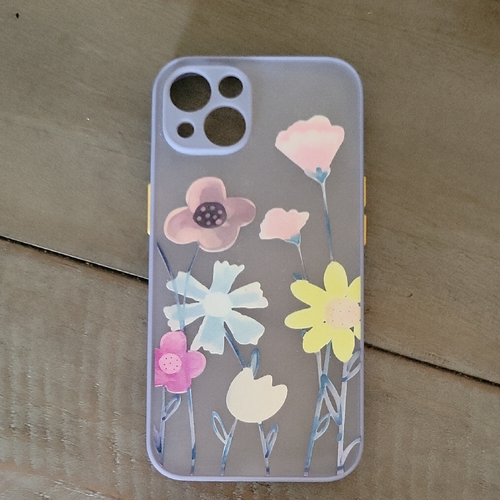 IPhone 11 Floral Design Phone Case - Multicolor